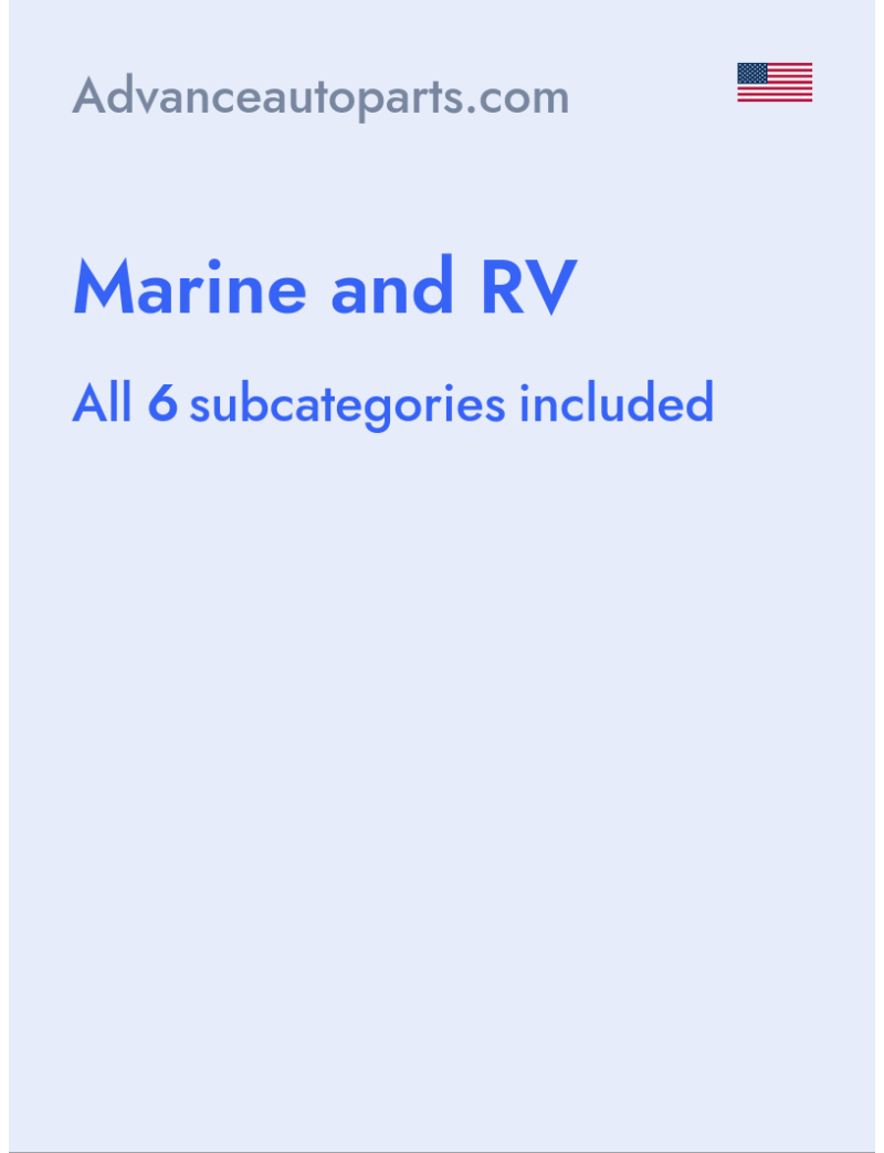 Marine and RV - Advanceautoparts.com - USA