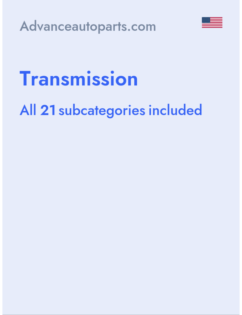 Transmission - Advanceautoparts.com - USA