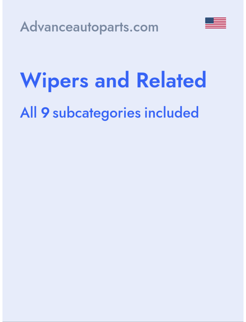 Wipers and Related - Advanceautoparts.com - USA