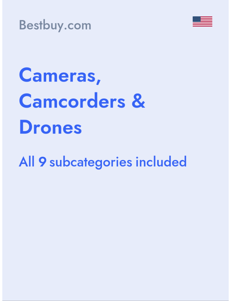 Cameras, Camcorders & Drones - Bestbuy.com - USA