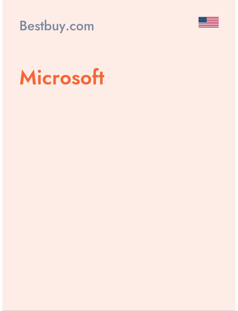Microsoft - Bestbuy.com - USA