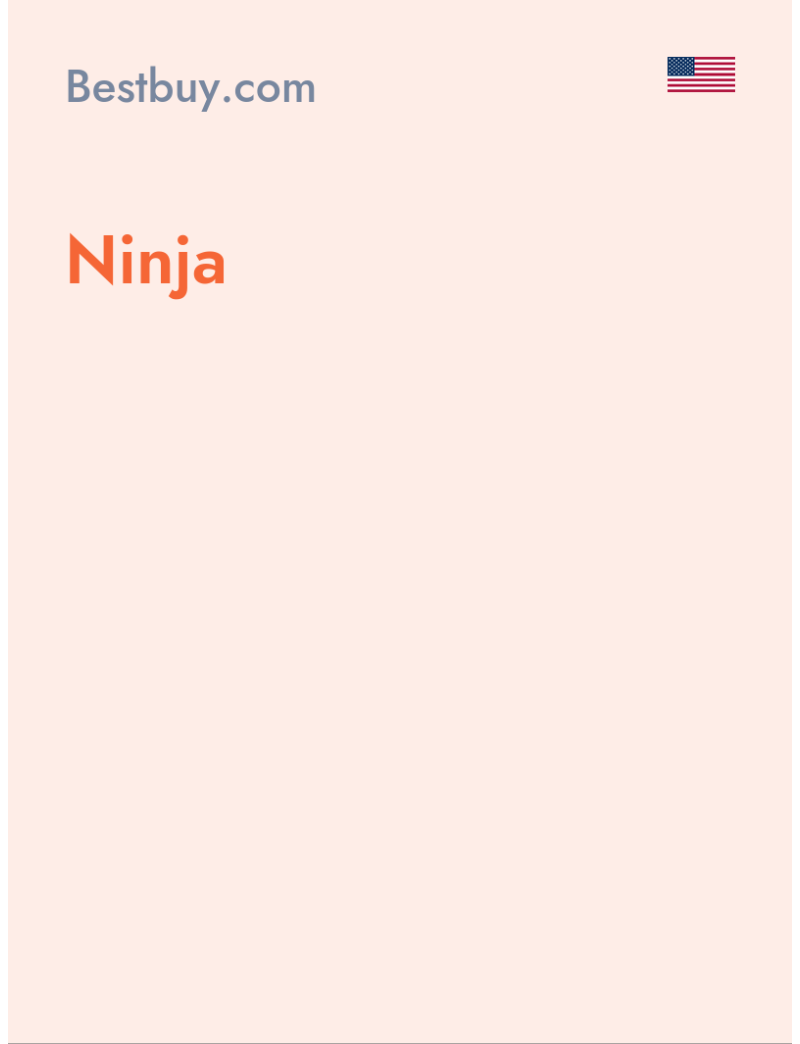 Ninja - Bestbuy.com - USA