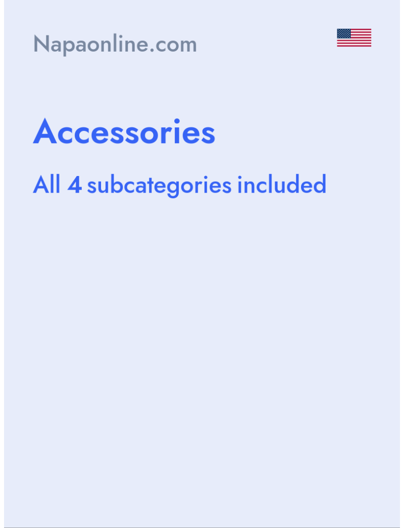 Accessories - Napaonline.com - USA