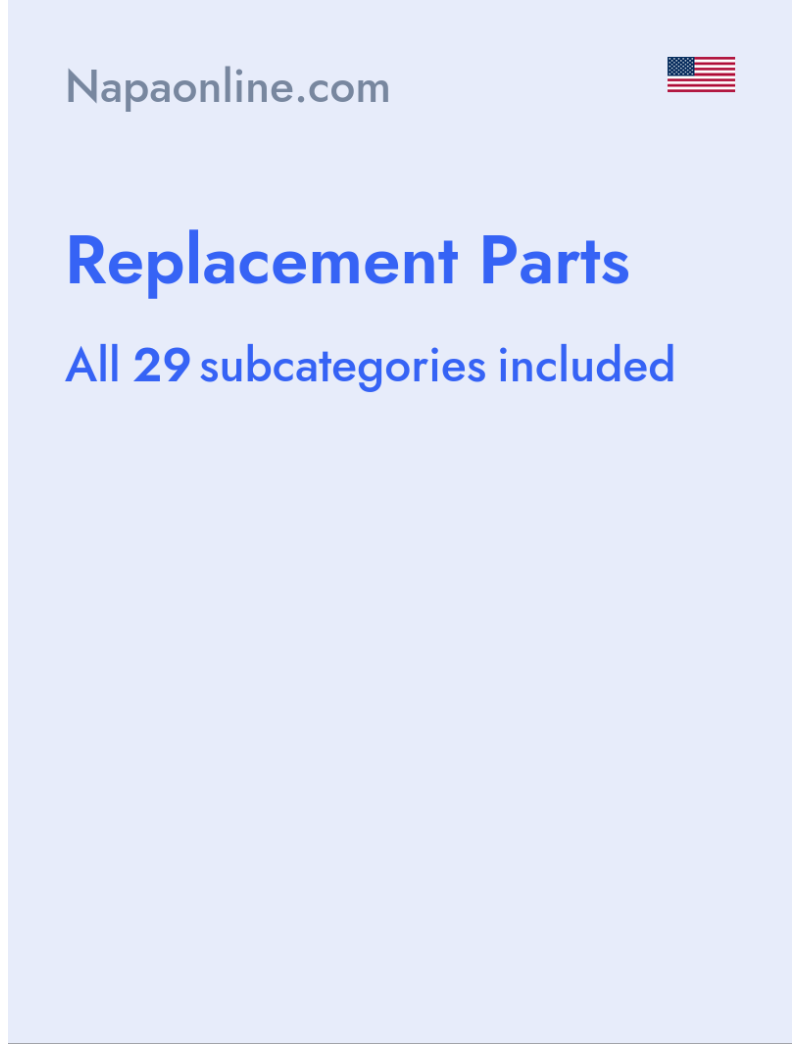 Replacement Parts - Napaonline.com - USA