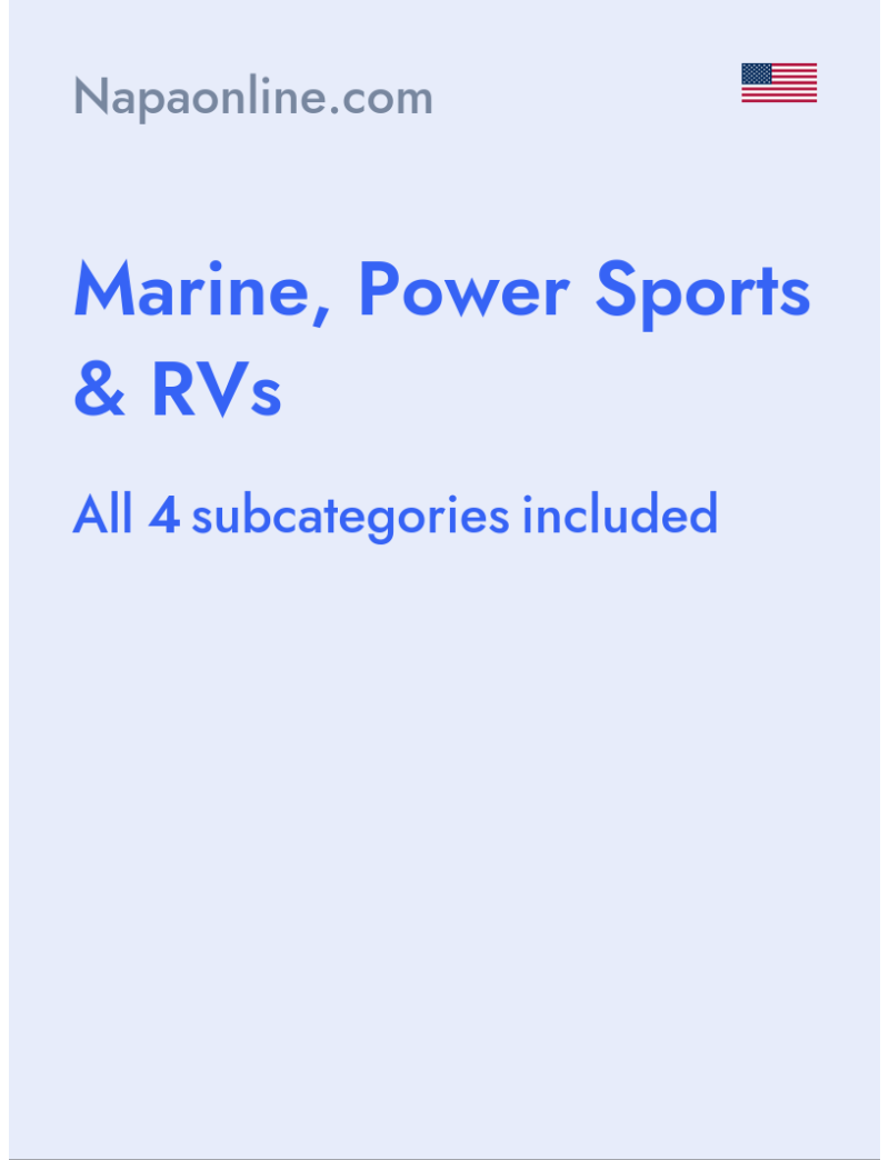 Marine, Power Sports & RVs - Napaonline.com - USA