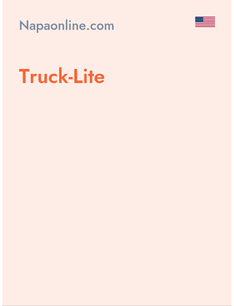 Truck-Lite - Napaonline.com - USA