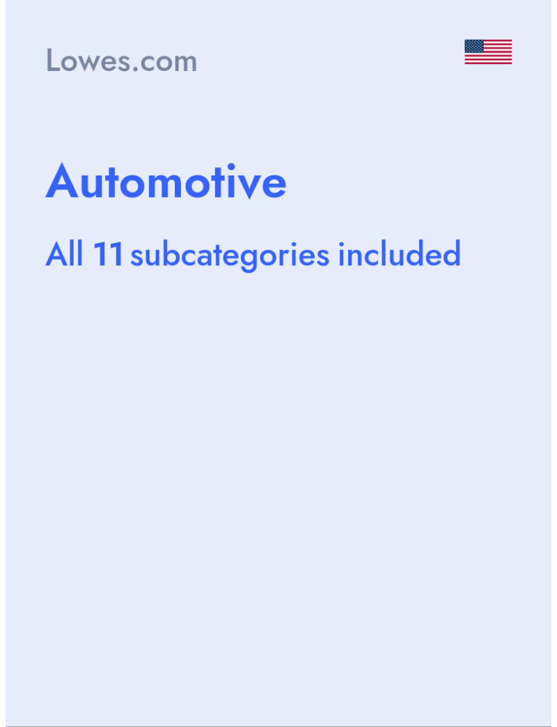 Automotive - Lowes.com - USA