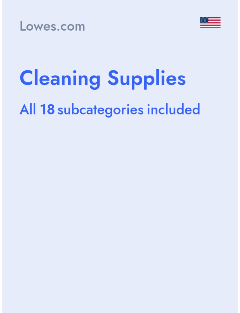 Cleaning Supplies - Lowes.com - USA