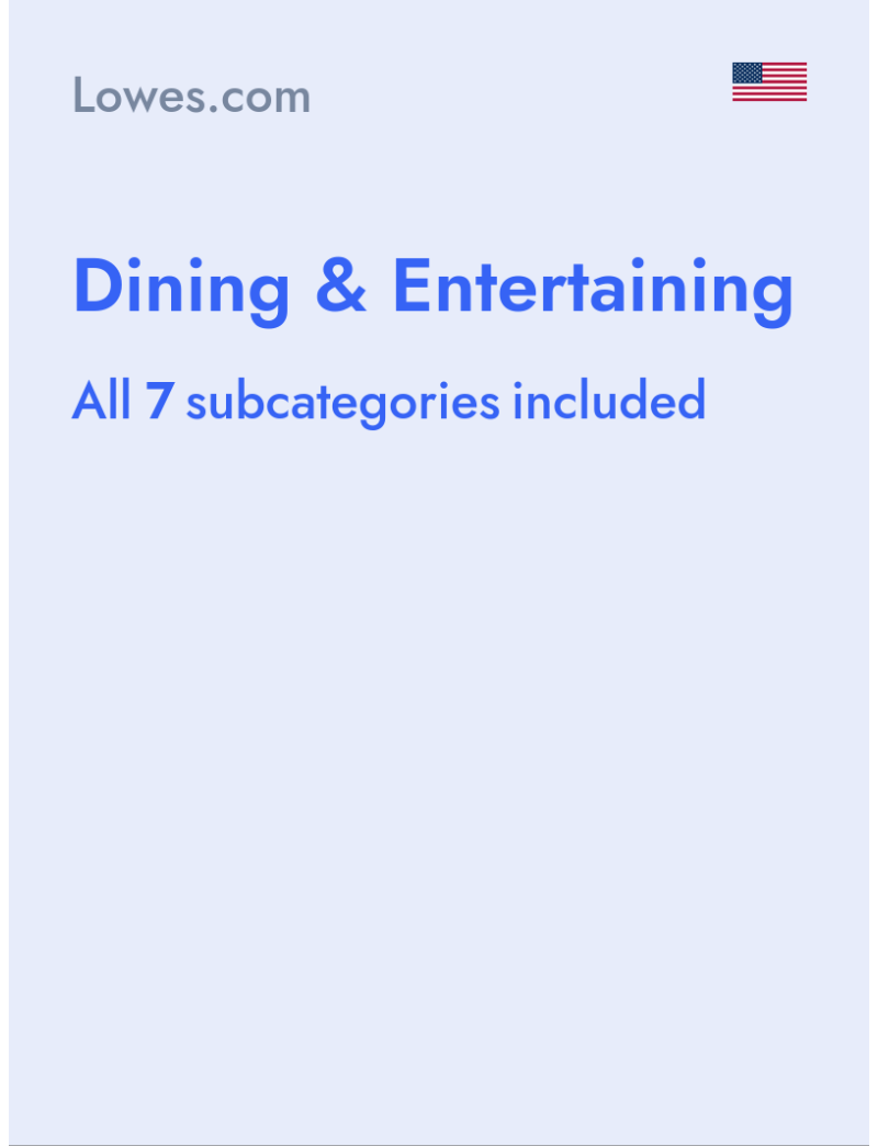 Dining & Entertaining - Lowes.com - USA