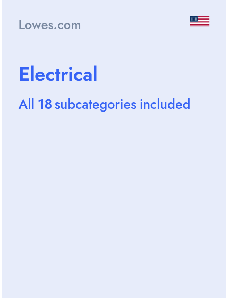 Electrical - Lowes.com - USA