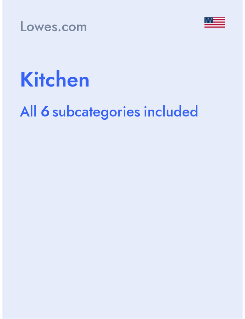 Kitchen - Lowes.com - USA