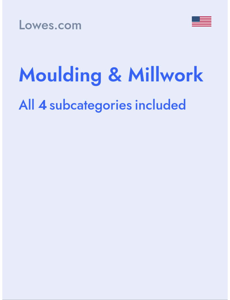 Moulding & Millwork - Lowes.com - USA