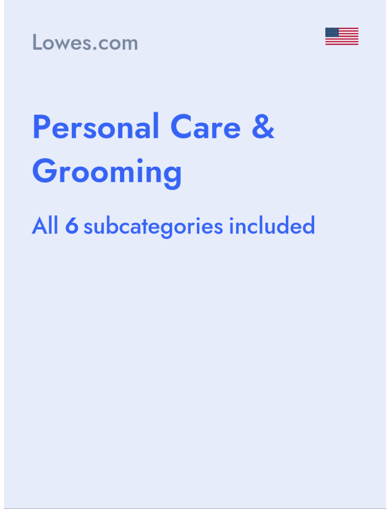 Personal Care & Grooming - Lowes.com - USA