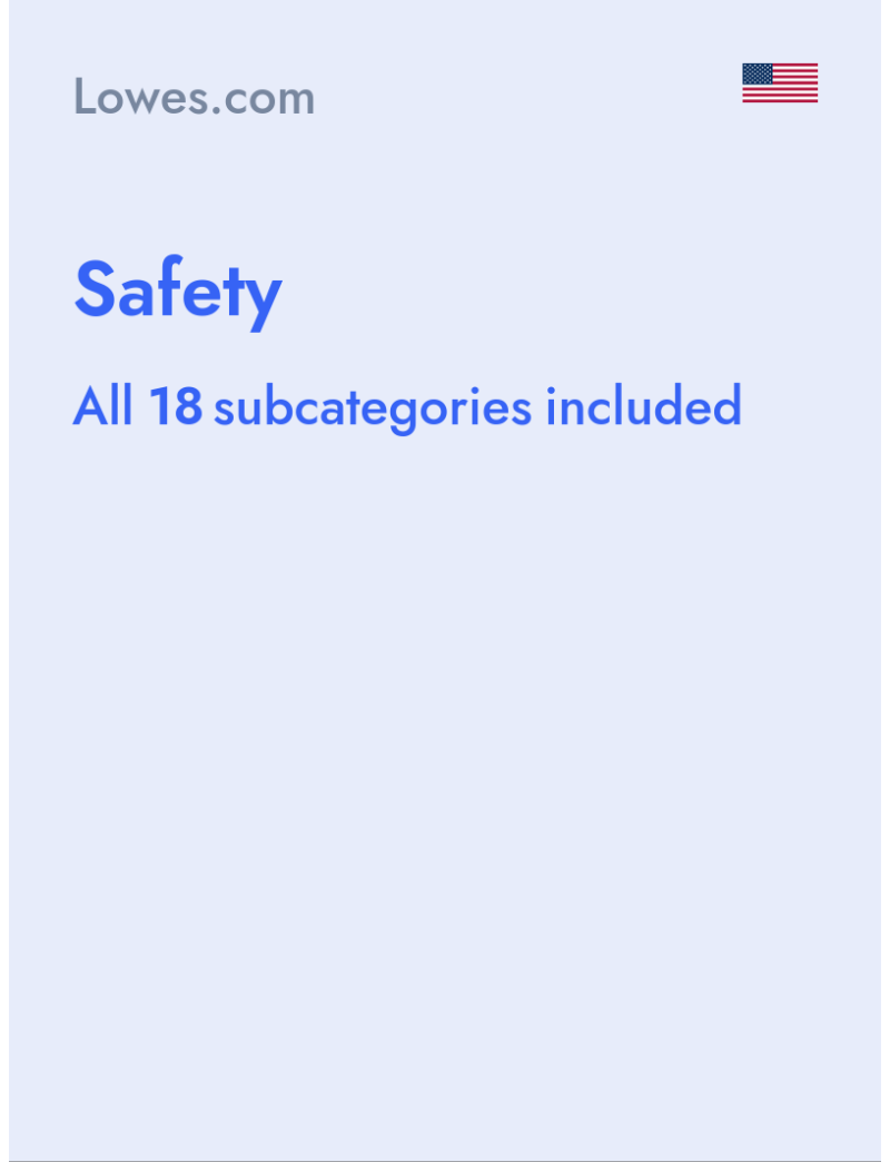 Safety - Lowes.com - USA