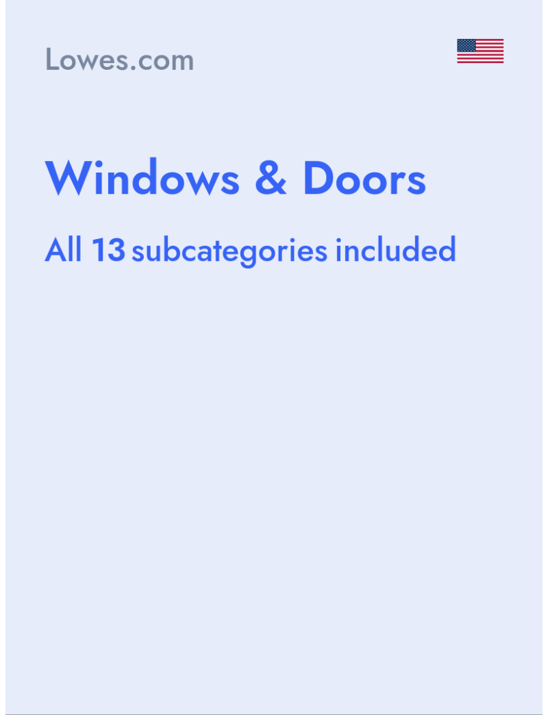 Windows & Doors - Lowes.com - USA