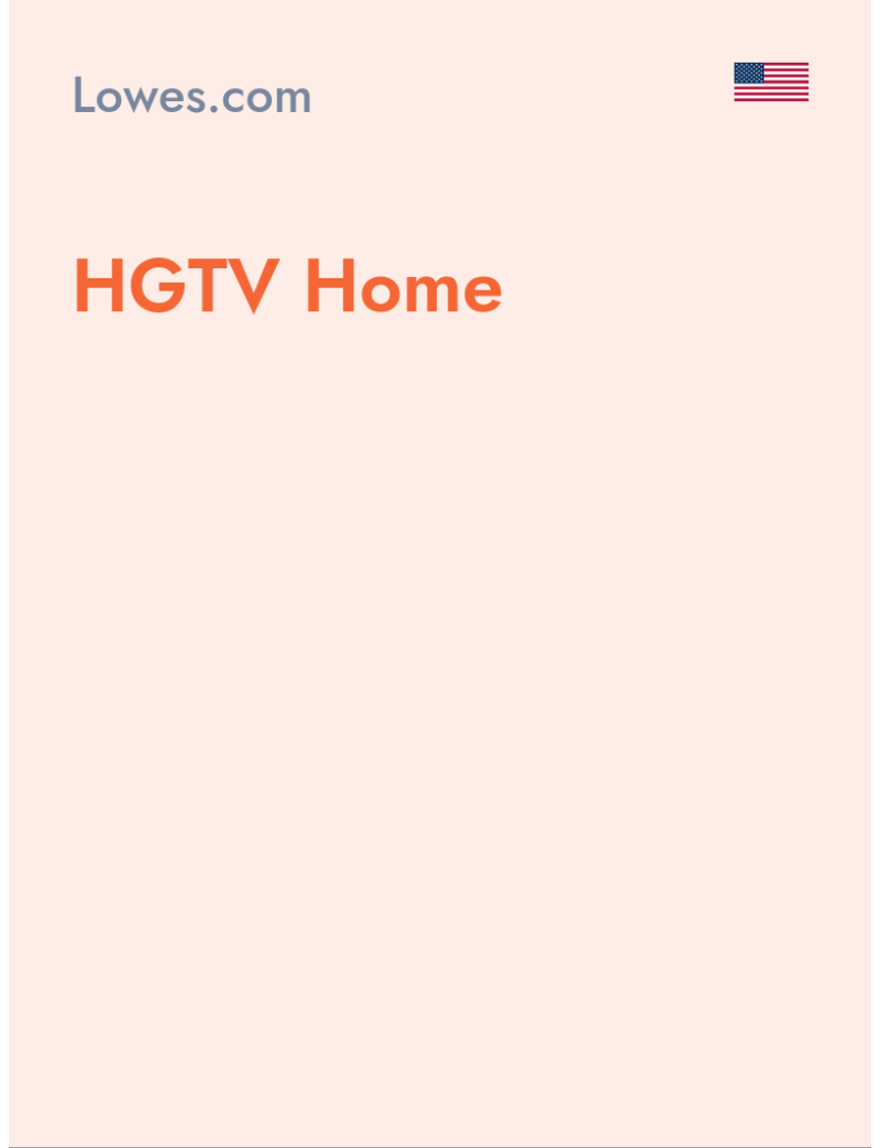 HGTV Home - Lowes.com - USA