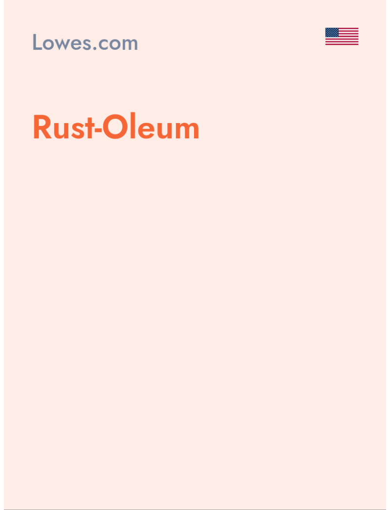 Rust-Oleum - Lowes.com - USA