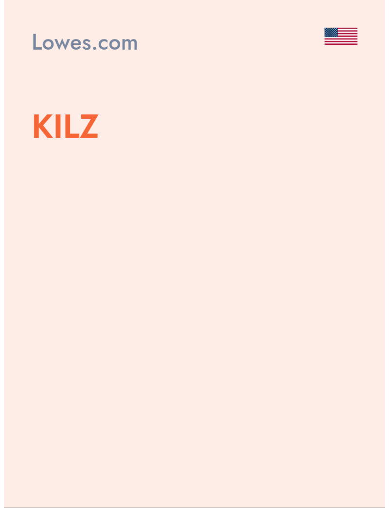 KILZ - Lowes.com - USA