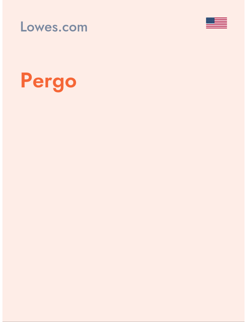 Pergo - Lowes.com - USA