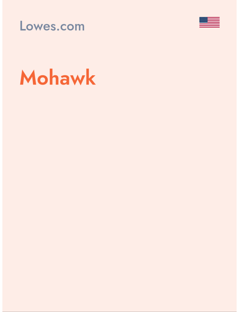 Mohawk - Lowes.com - USA