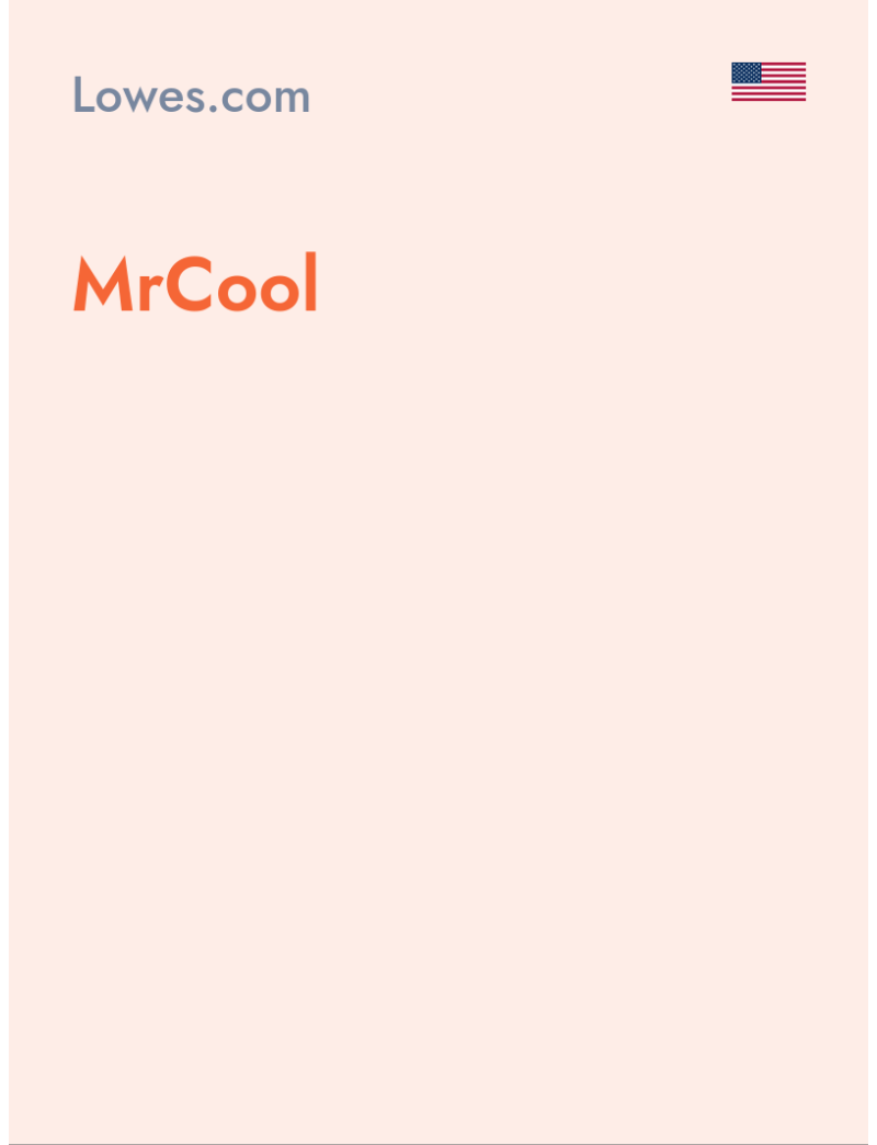 MrCool - Lowes.com - USA
