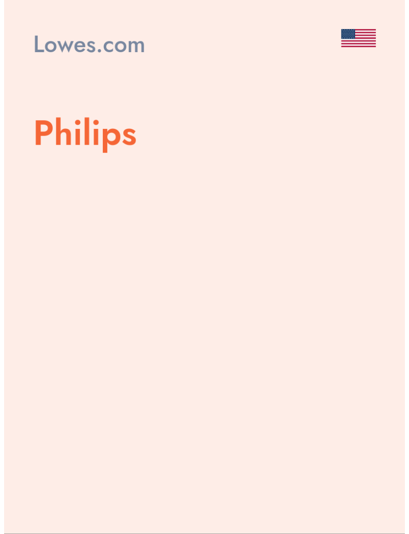 Philips - Lowes.com - USA