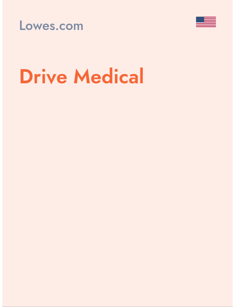 Drive Medical - Lowes.com - USA