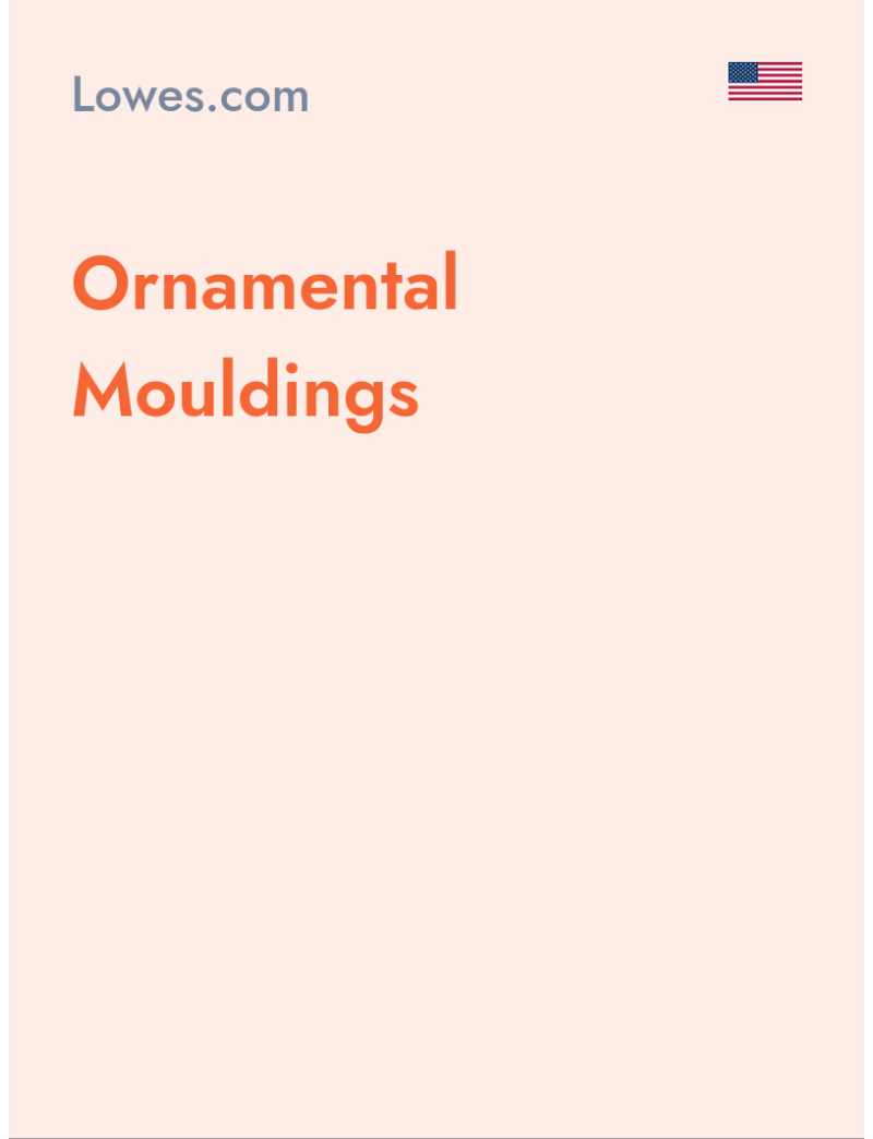 Ornamental Mouldings - Lowes.com - USA