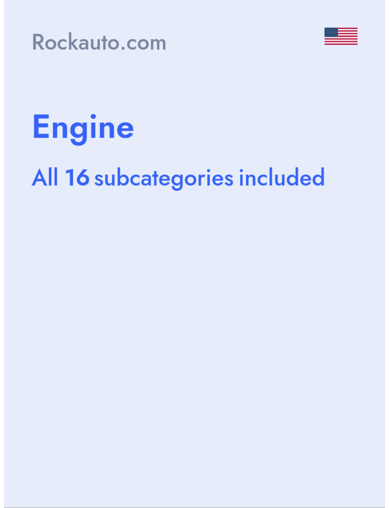 Engine - Rockauto.com - USA
