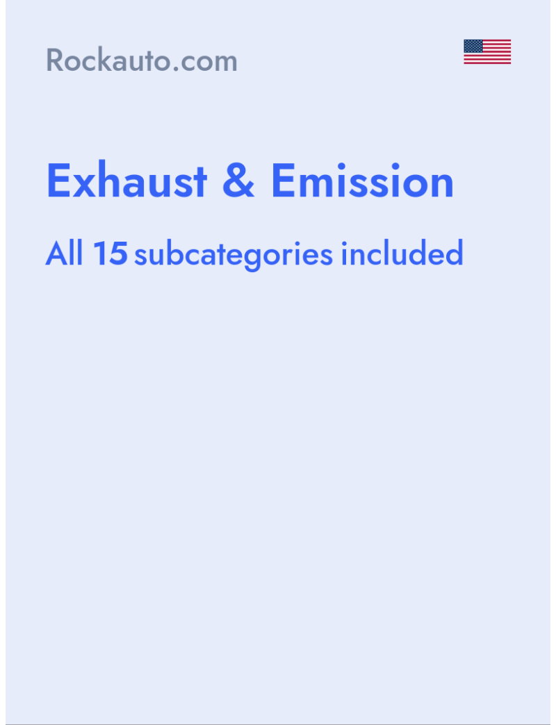 Exhaust & Emission - Rockauto.com - USA
