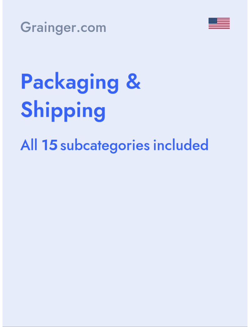 Packaging & Shipping - Grainger.com - USA