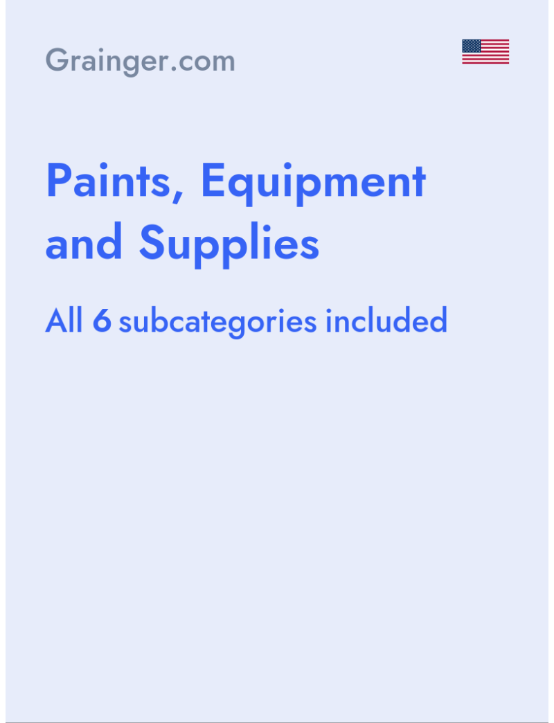 Paints, Equipment and Supplies - Grainger.com - USA