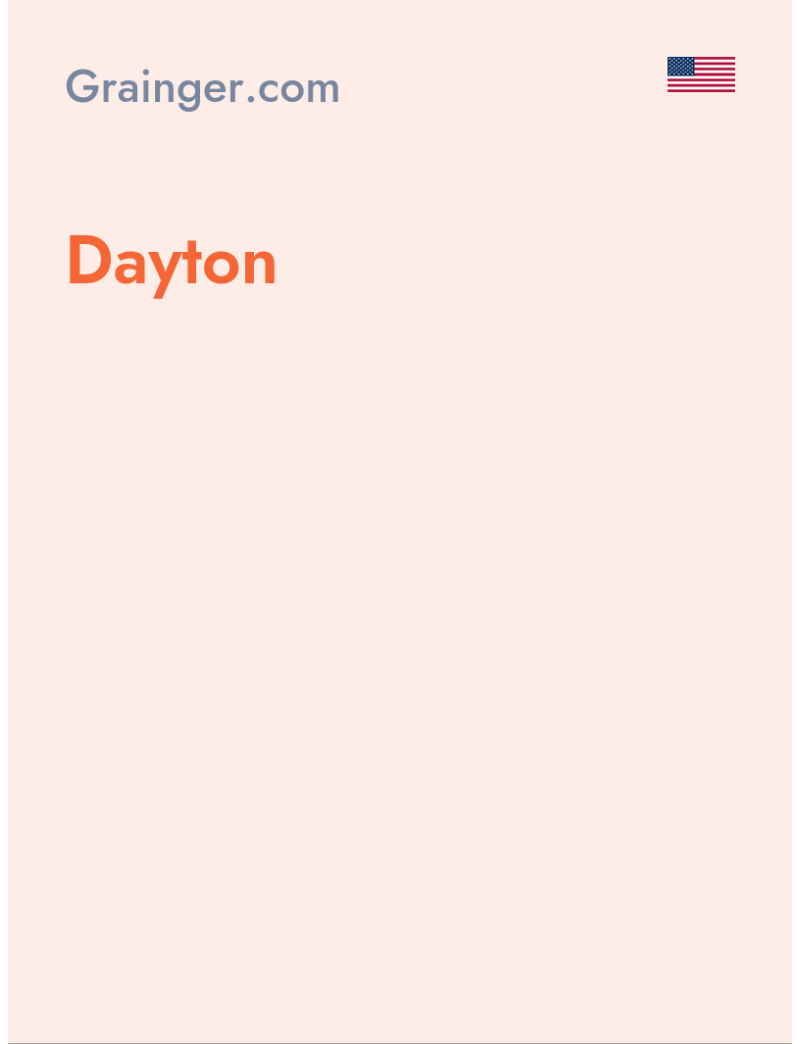 Dayton - Grainger.com - USA