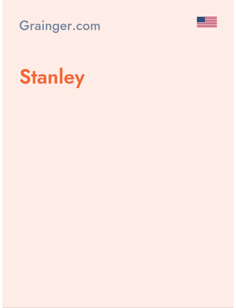 Stanley - Grainger.com - USA