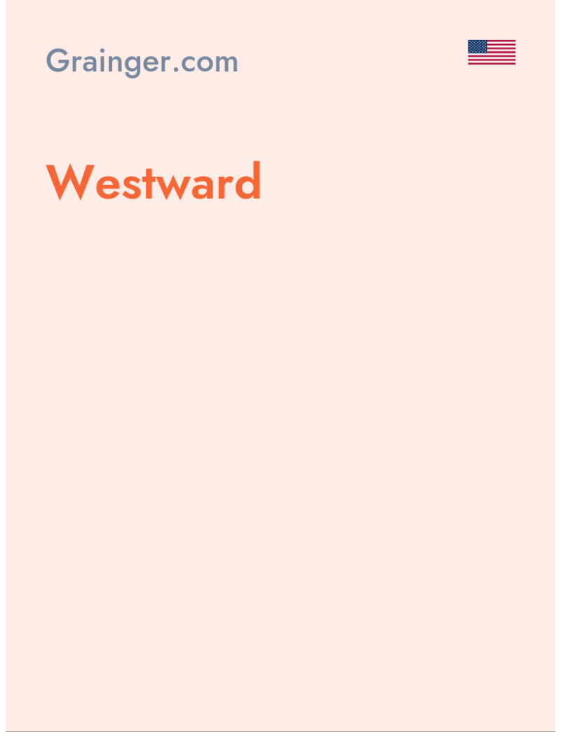 Westward - Grainger.com - USA
