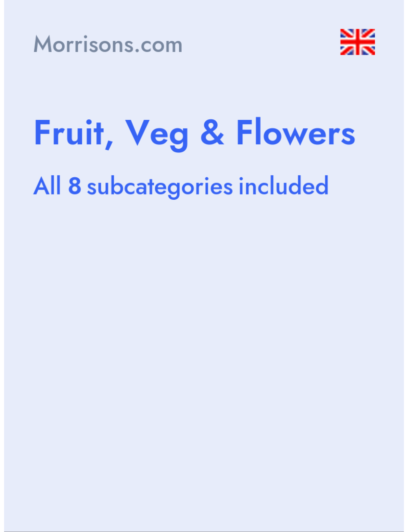 Fruit, Veg & Flowers - Morrisons.com - United Kingdom