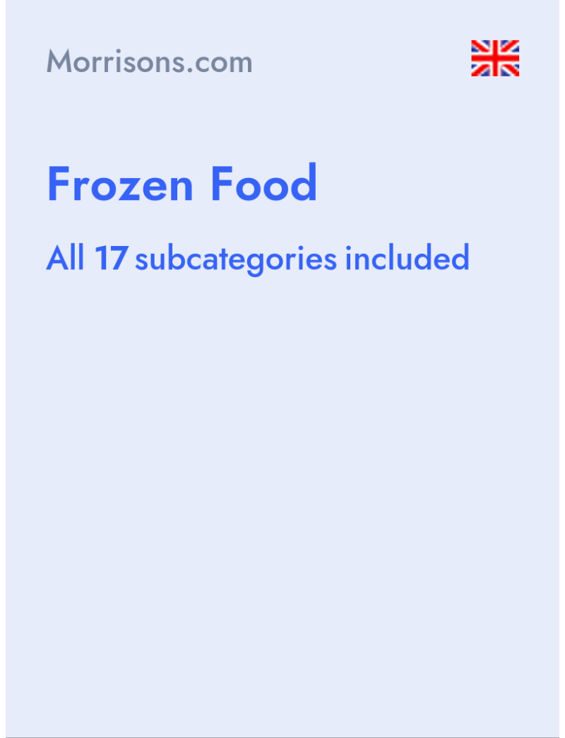 Frozen Food - Morrisons.com - United Kingdom