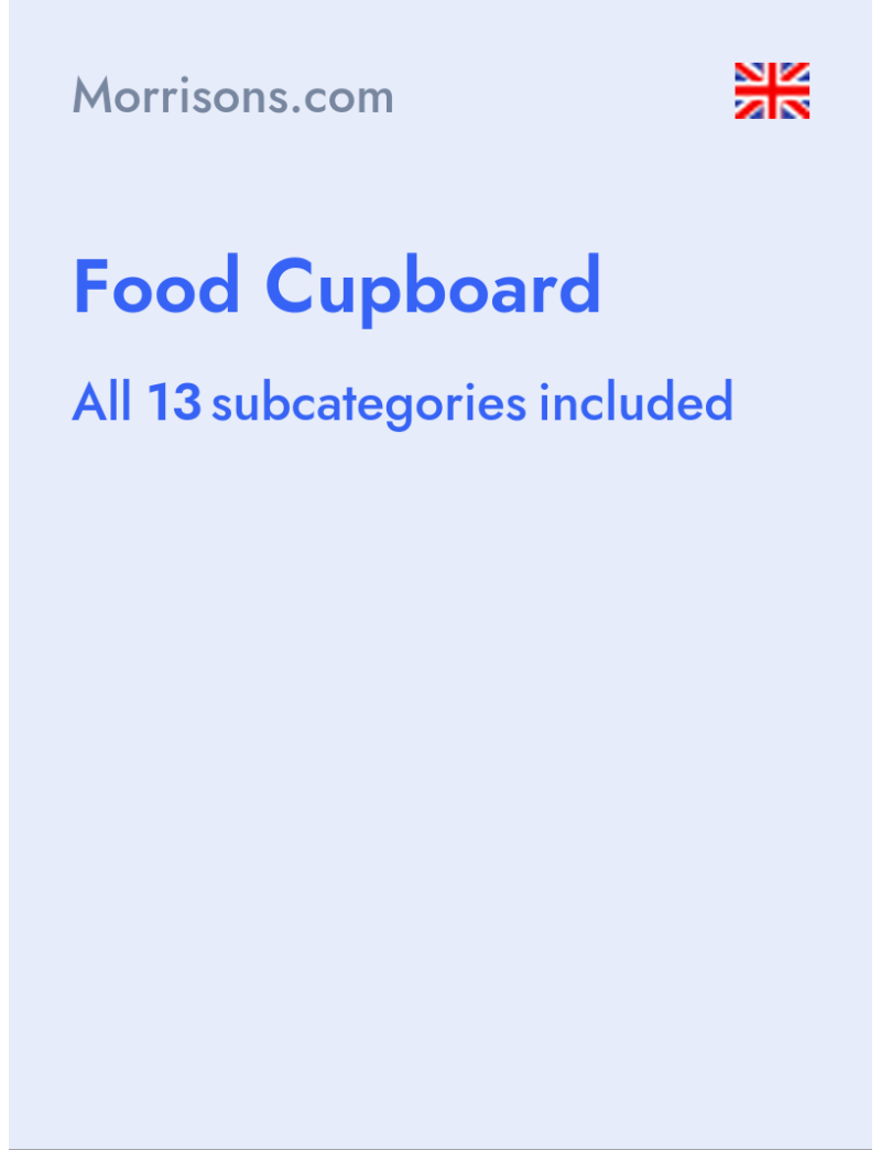 Food Cupboard - Morrisons.com - United Kingdom