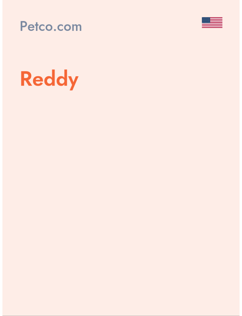 Reddy - Petco.com - USA