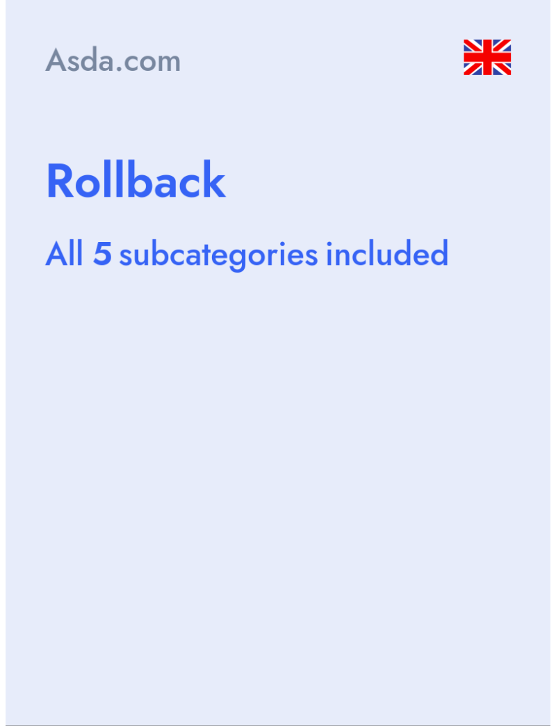 Rollback - Asda.com - United Kingdom