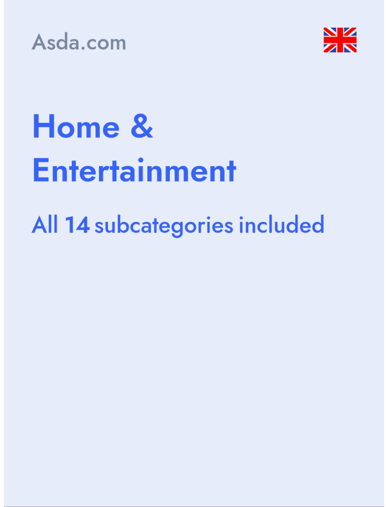 Home & Entertainment - Asda.com - United Kingdom