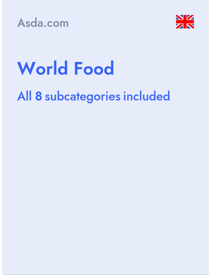 World Food - Asda.com - United Kingdom