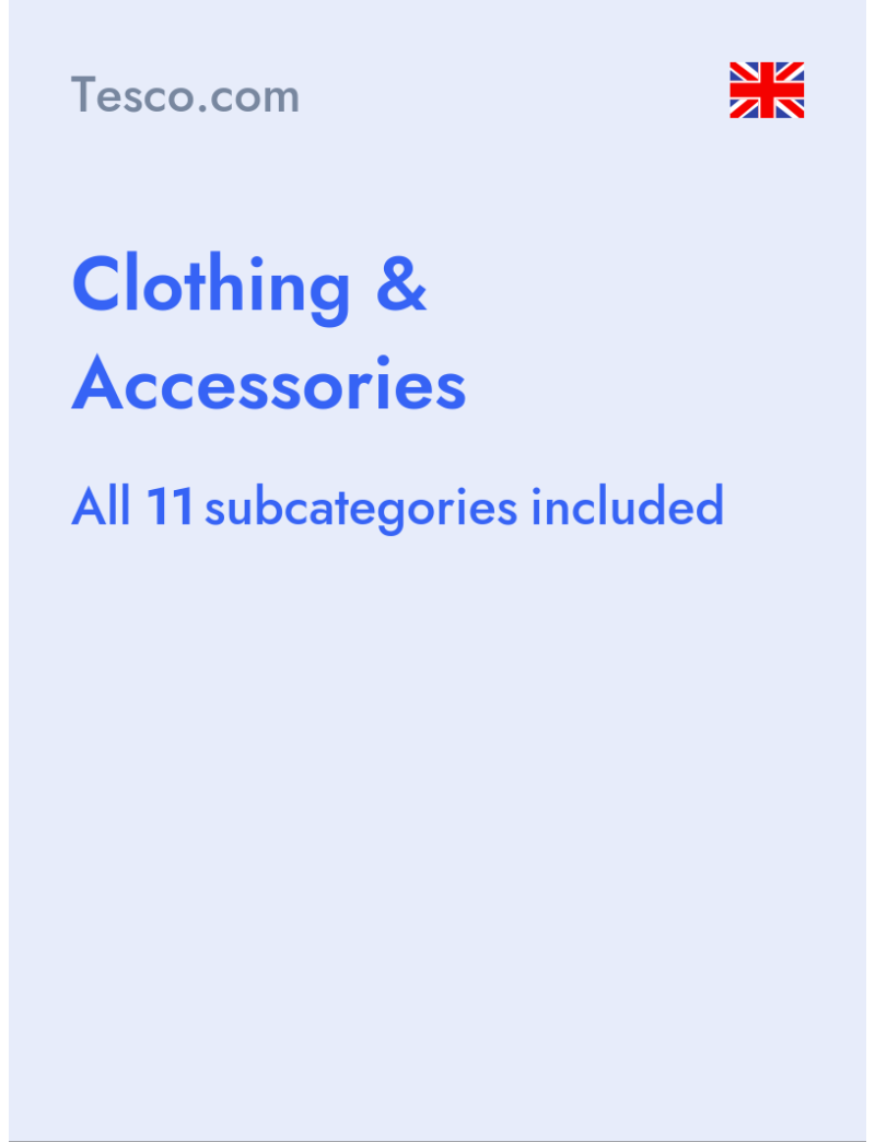 Clothing & Accessories - Tesco.com - United Kingdom
