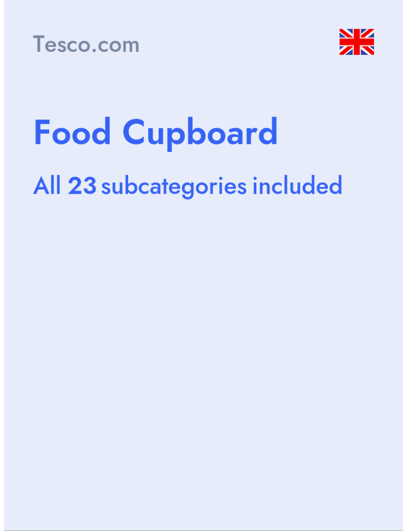 Food Cupboard - Tesco.com - United Kingdom