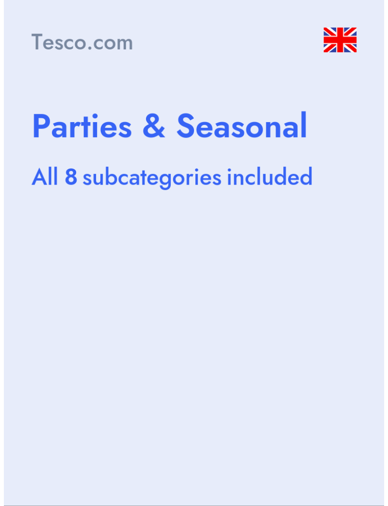 Parties & Seasonal - Tesco.com - United Kingdom