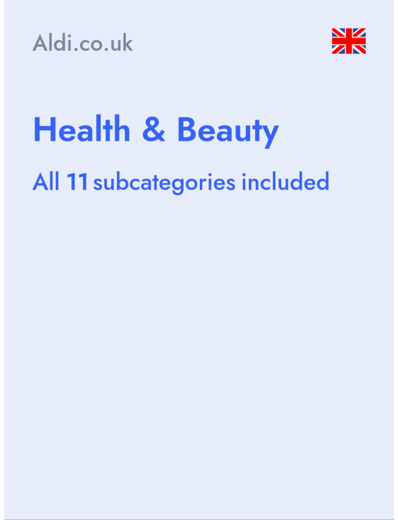 Health & Beauty - Aldi.co.uk - United Kingdom