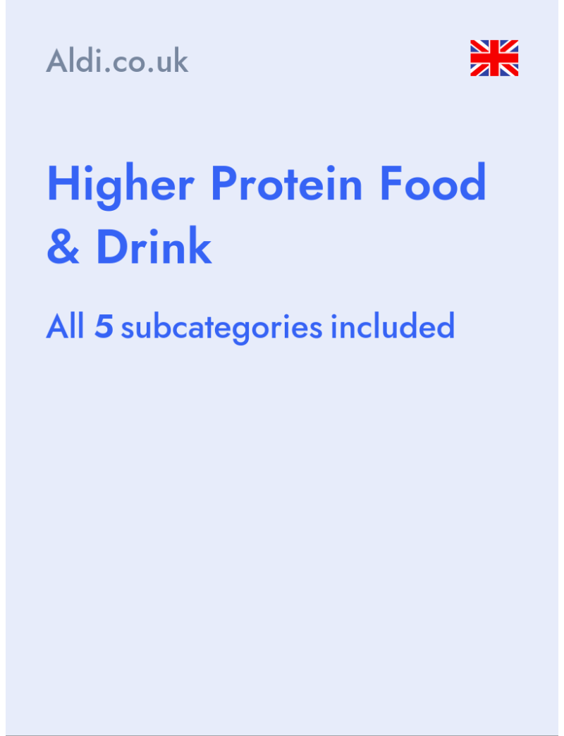 Higher Protein Food & Drink - Aldi.co.uk - United Kingdom