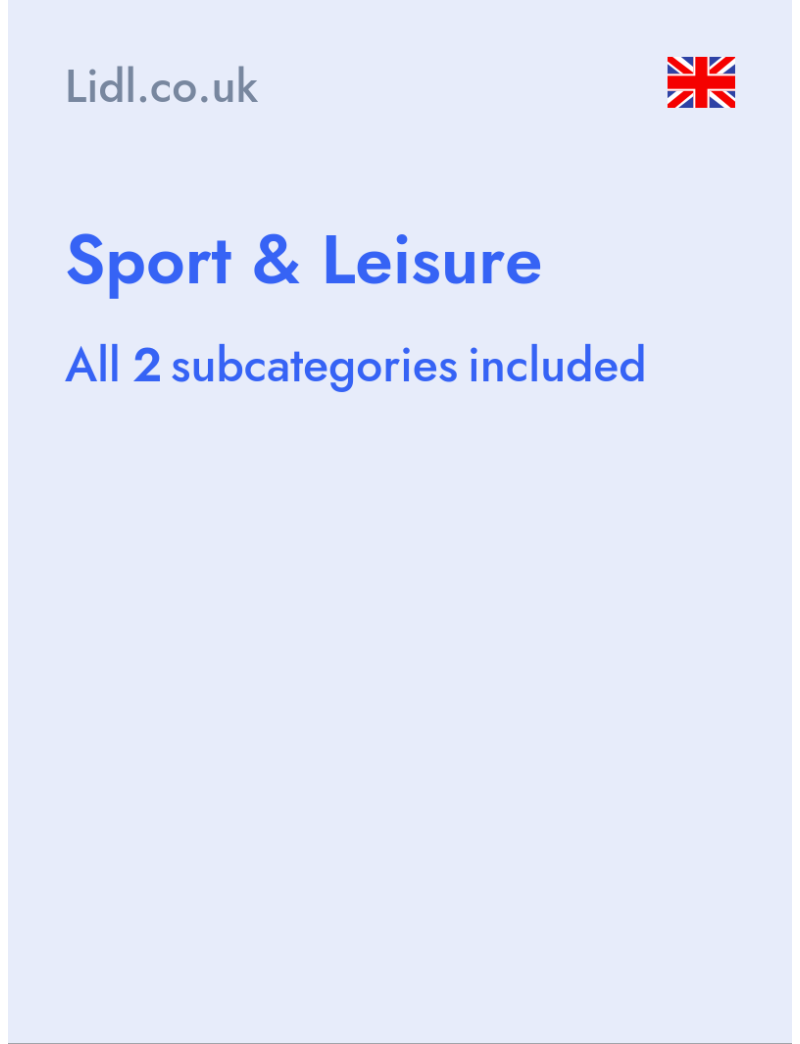 Sport & Leisure - Lidl.co.uk - United Kingdom