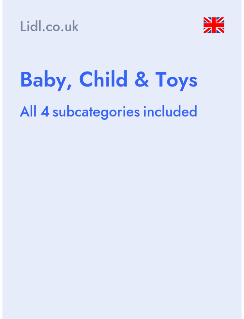 Baby, Child & Toys - Lidl.co.uk - United Kingdom