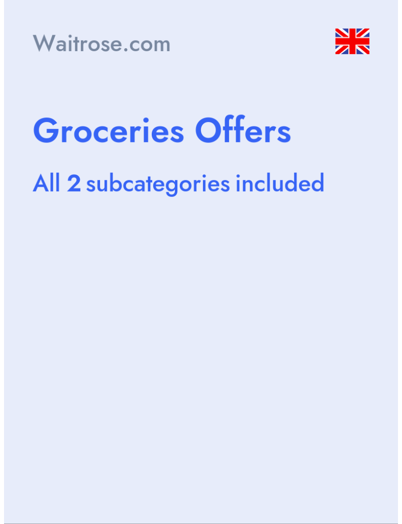 Groceries Offers - Waitrose.com - United Kingdom